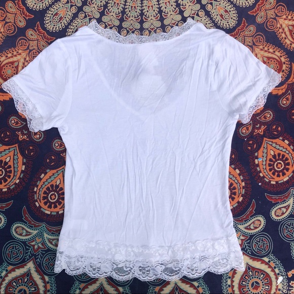 NWT Self Esteem Lace Top Size XS - Picture 3 of 4